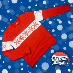 Свитшоты с полной запечаткой: новогодний свитшот взрослый